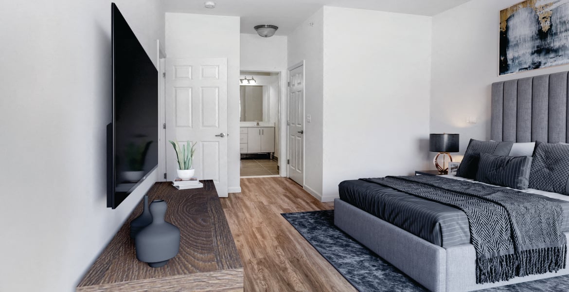 Gorgeous Bedroom at Echo Pond Luxury Apartments, Moriches, NY